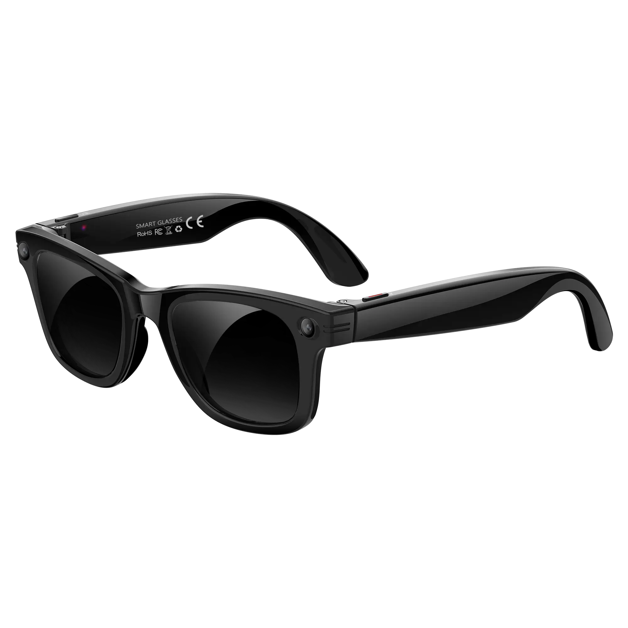 Stylish Smart HD Pixel Anti-shake Camera Glasses with Translation Al Photo Recognition Bluetooth Call Dual Microphone Noise Reduction
