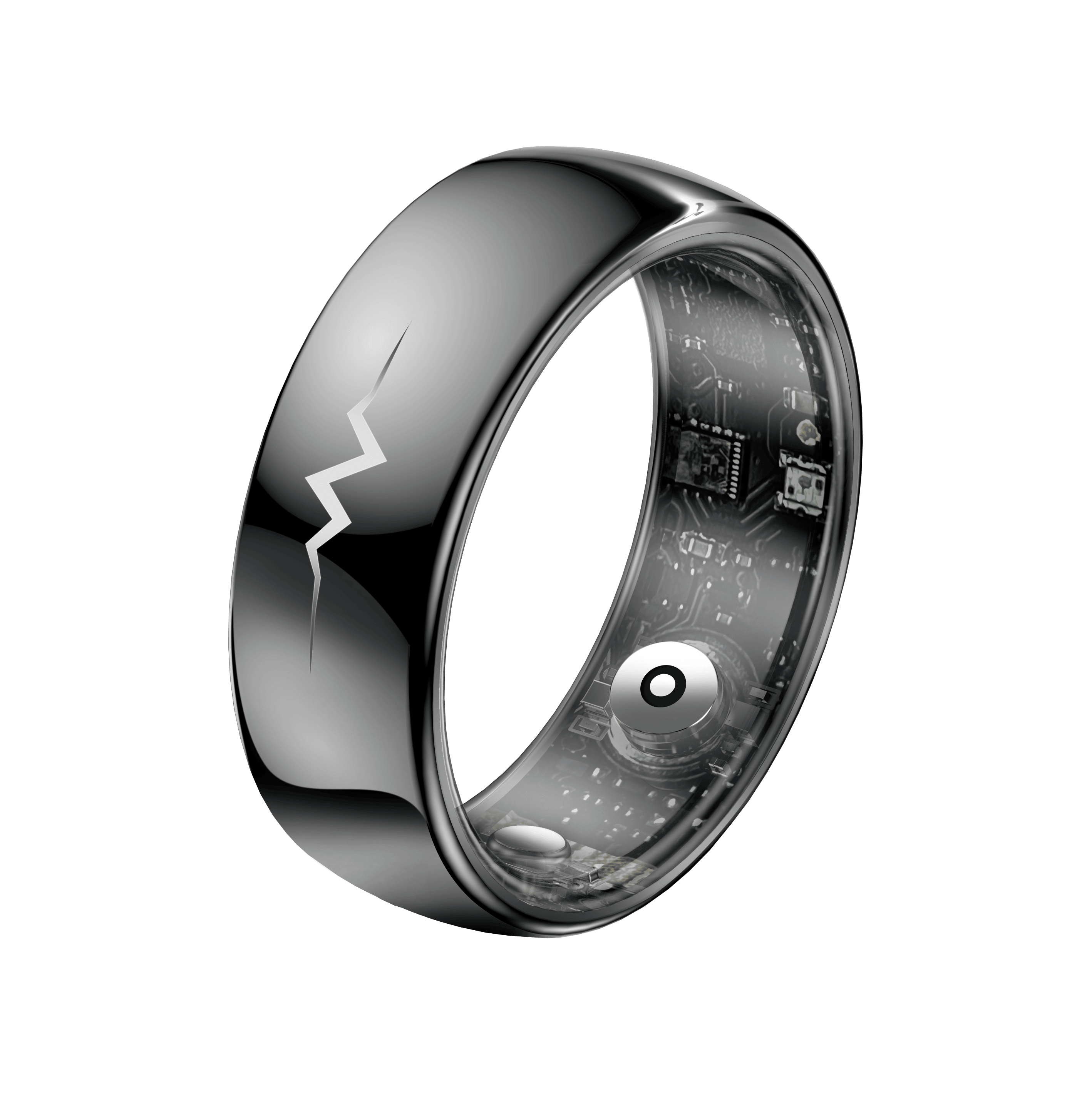 High-end ECG Heart Rate Blood Oxygen Blood Pressure AI Health Smart Ring