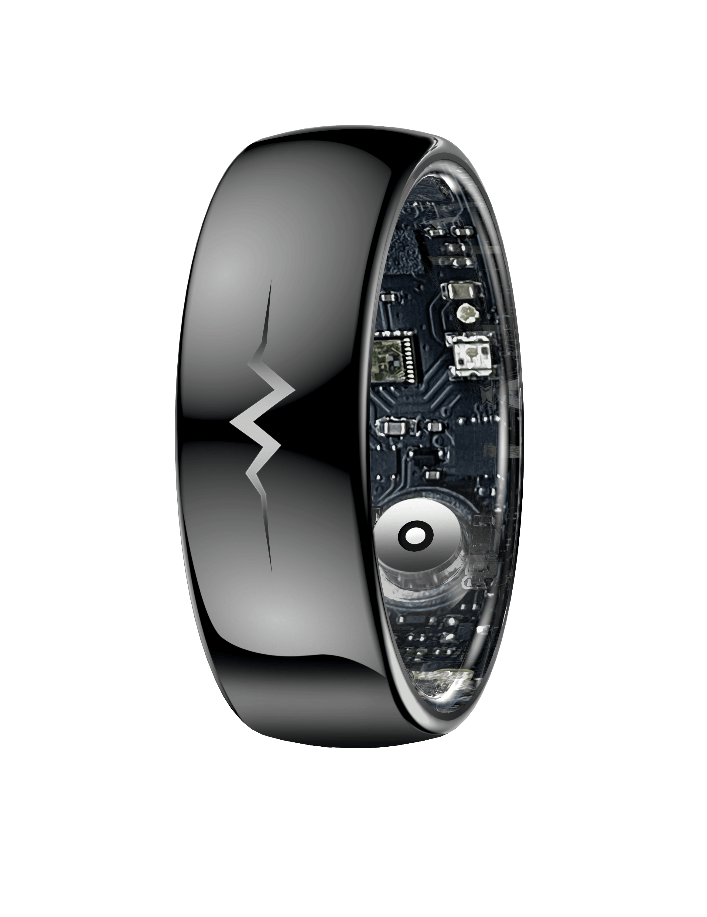 High-end ECG Heart Rate Blood Oxygen Blood Pressure AI Health Smart Ring