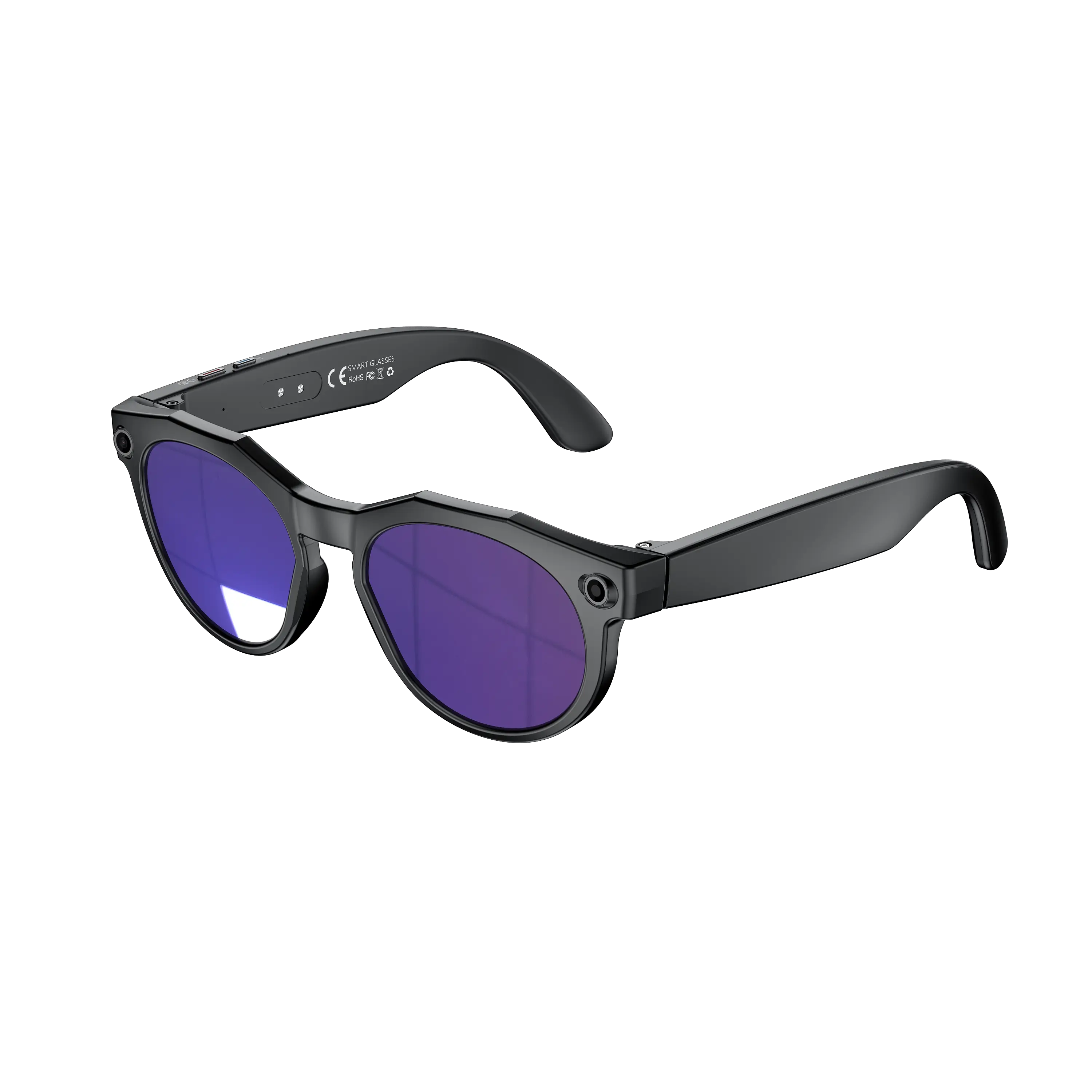 High-end Smart 4K Camera Glasses Al Photo Recognition & Interaction Al Translation Recording Dua-Mic Noise Cancellation 800W Professional Camera