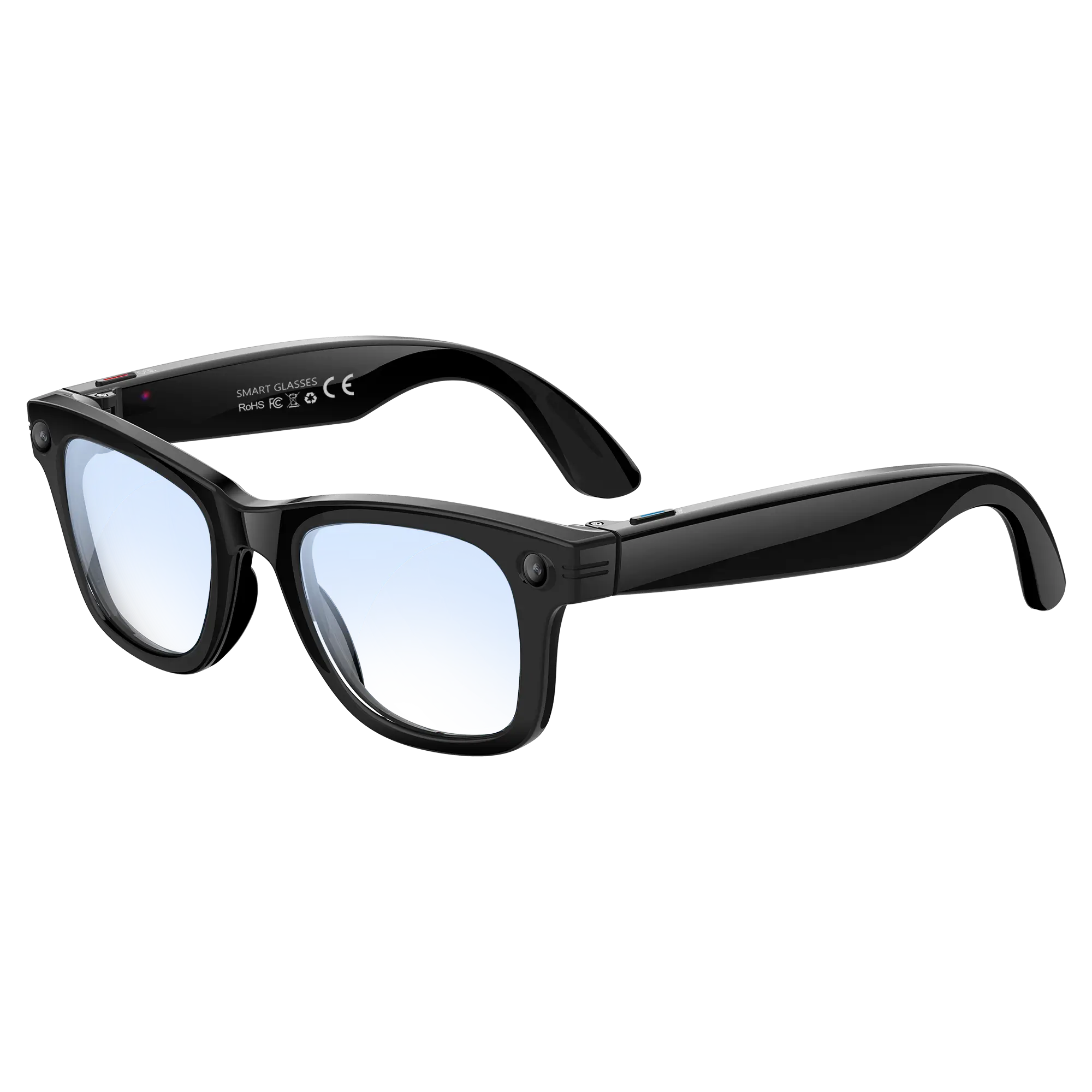 Stylish Smart  HD Pixel Anti-shake Camera Glasses with Translation Al Photo Recognition Bluetooth Call Dual Microphone Noise Reduction