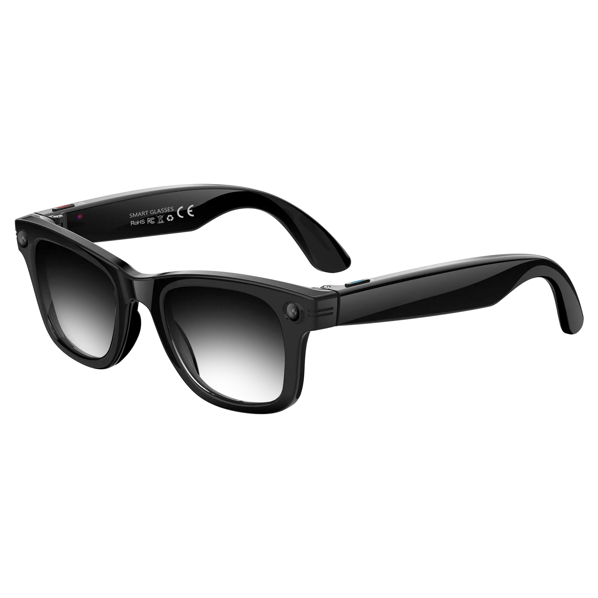Stylish Smart  HD Pixel Anti-shake Camera Glasses with Translation Al Photo Recognition Bluetooth Call Dual Microphone Noise Reduction