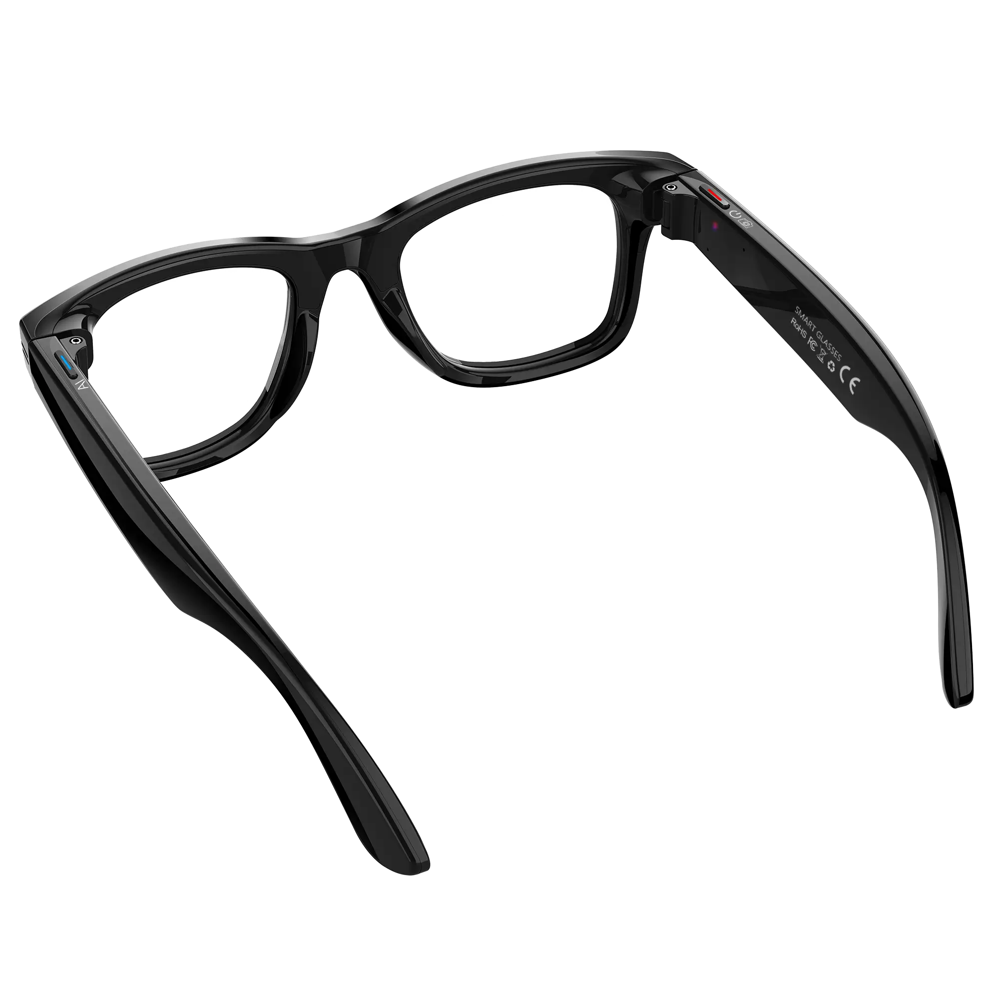 Stylish Smart  HD Pixel Anti-shake Camera Glasses with Translation Al Photo Recognition Bluetooth Call Dual Microphone Noise Reduction