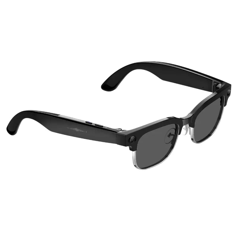 Al Photo Object Recognition Dual-Microphone Noise Reduction Slide Touch  Smart Translation Glasses