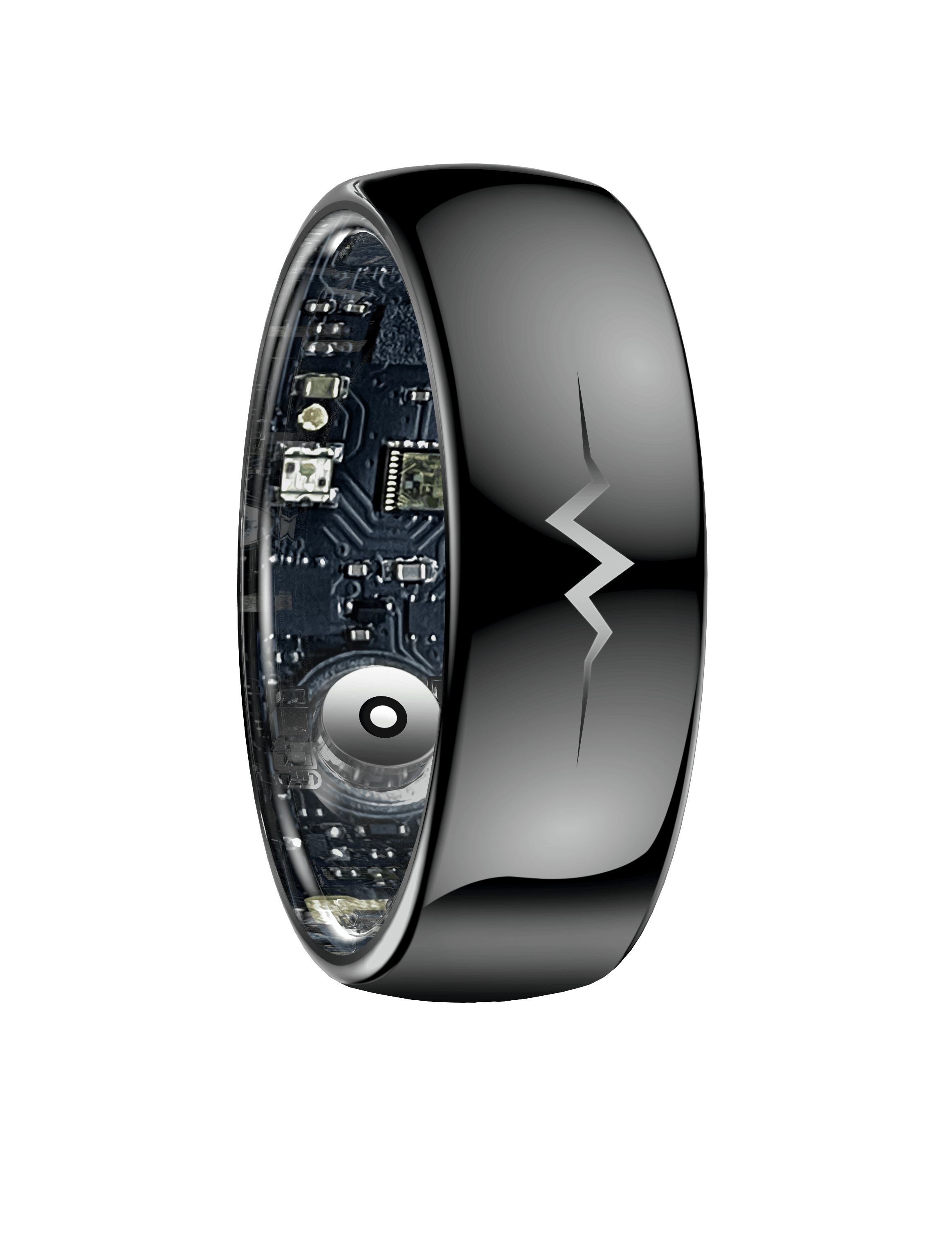 High-end ECG Heart Rate Blood Oxygen Blood Pressure AI Health Smart Ring